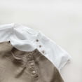 thumbnail image 5 of Spazoro Girls T-Shirts Tee, Solid Color 100%Cotton Crew Neck Short Sleeve Casual Tops for Kids White Size 9 Months, 5 of 5