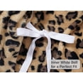 thumbnail image 6 of Topgal Teen Robe for Girls Cozy Classic Yellow Leopard Bathrobe Toddler Big Kid Size 12, 6 of 7