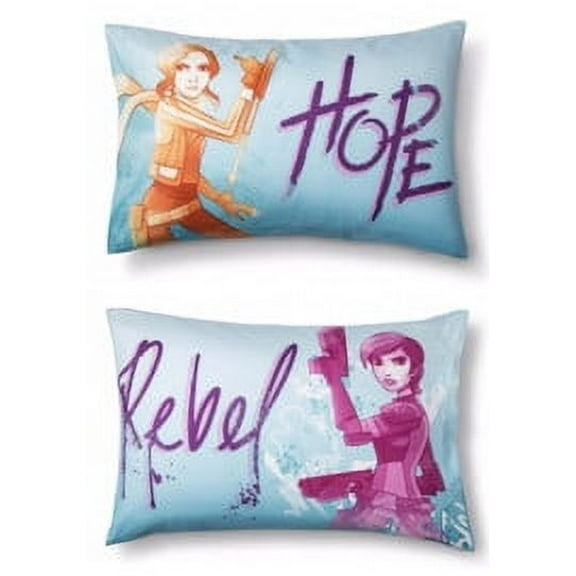 Star Wars Forces Of Destiny Pillowcase Reversible Standard Size, Pillow Case