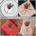 thumbnail image 4 of Pine Berry Decoration Red Berry Pine Branches Christmas Interior Decoration Multi Plastic Foam Material 15Pcs, 4 of 5