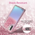 thumbnail image 4 of Case for Samsung Galaxy S20 Plus, Liquid Glitter Waterfall Bling Protective Case for Galaxy S20 Plus Case - Pink/Clear, 4 of 6