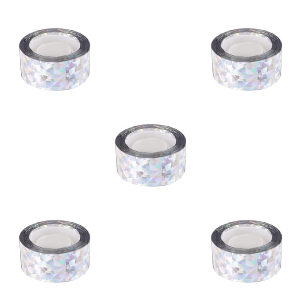 Matsuzay Cinta reflectante de doble cara para espantar pájaros, hogar, jardín, granja, cinta repelente de pájaros, Flash Visual, dispositivo Type2 NO2 Matsuzay CBP098546