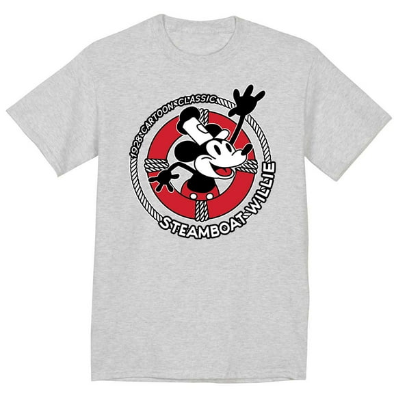 Steamboat Willie Boat Captain Boating Gear Funny T-shirt Mens Graphic Tees Clothing Apparel