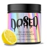 DOSED Preworkout Powder, Lemonade Flavor, Sustained Energy, Mental Focus, and Workout Endurance, 200mg Caffeine, with Citrulline, Beta Alanine, and Creatine - 30 Servings