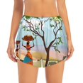 thumbnail image 4 of Lsque African Women Printed Women's Running Shorts with Liner Pockets,Elastic Quick Dry Workout Athletic Gym Yoga Shorts,Womens High Waist Shorts-X-Large, 4 of 9