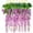 Purple Red, variant on Sinhoon 12 Pack 1 Piece 3.6 Feet Artificial Fake Wisteria Vine Ratta Hanging Garland Silk Flowers String Home Party Wedding Decor (Purple)