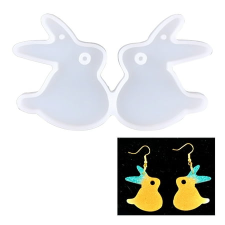 

NIUREDLTD Diy Cute Small Animal Penguin Polar Bear Earrings Rubber Tools Pendant Decoration Pendant Silicone Tools