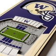 thumbnail image 2 of Washington Huskies 6'' x 19'' 3D StadiumView Banner, 2 of 3