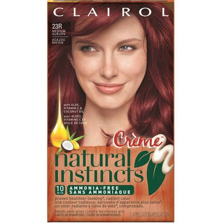 Clairol Natural Instincts Semi Permanent Hair Color Medium Auburn Clairol Natural Instincts Semi Permanent Hair Color Medium Auburn 23r