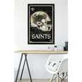 thumbnail image 6 of NFL New Orleans Saints - Neon Helmet 23 Wall Poster, 22.375" x 34" Framed, 6 of 6