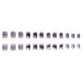 thumbnail image 5 of Tryvkinvive 24PCS Short Square Press On Nails,Lavender Base Black Spider Web Pink Spider Fake Nails,Reusable Full Cover Glue On Nails for Women Cute Gothic Halloween Decor, 5 of 7