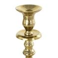 thumbnail image 5 of DecMode 3 Holder Gold Aluminum Metal Scrolled Candelabra, 5 of 10