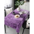 thumbnail image 6 of Purple Table Cloth, Retro Oil Painting Modern Abstract Art Aesthetics Waterproof Tablecloth for Rectangle Tables, Reusable Washable Fabric Table Cover for Restaurant Kitchen Dining Tables 54"x108", 6 of 6