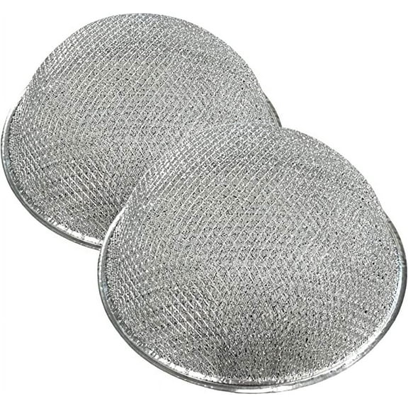 Air Filter Factory 10-1/2 X 2-1/4 RISE Range Hood Aluminum Grease Dome Filters 2-Pack