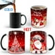 thumbnail image 1 of Fiudx Taza Navideña Que Cambia de Color, Diseño Térmico de Cerámica, Efecto de Reacción Al Calor, Mantiene Las Bebidas Calientes, Regalo Ideal para Fiestas, Decoración Festiva, 1 Taza para Café, Té y, 1 of 7