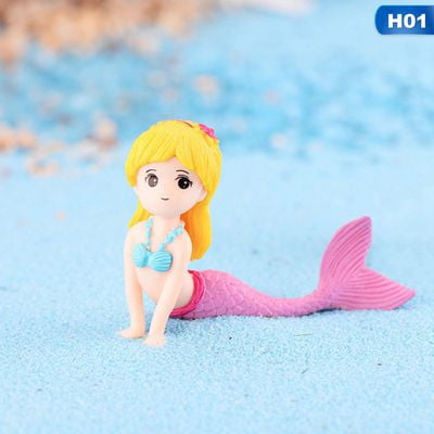 plastic mermaid figurines