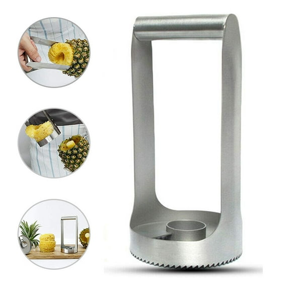 Boreal Craft Pineapple Peeler 430 Stainless Steel Pineapple Cutting And Core Extractor Core Separation Pineapple Core Removal Asparagus Peeler Dish Cleaning Brush Hand Peeler Fruit Vegetable Peeler