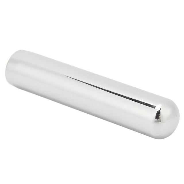 Guitare Slide Kit, Confortable pour Manipuler la Barre de Tons de Guitare en Métal Rond Argenté pour le Remplacement