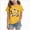 Yellow, variant on 3-4 Years Kid's Short Sleeved Halloween Bow Print T Shirt For Boys And Girls Spooky Seaon Tops 1T 2T 3T 4T 5T 6T 7T 8T 9T Pink T-Shirt for Boy Girl