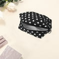 thumbnail image 3 of Unique Bargains 1 Pc Lady Portable Make Up Organizer Case for Travel Black White Polyester, 3 of 6