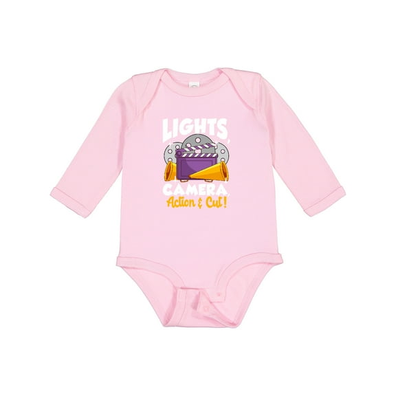 Inktastic Film Directing Future Movie Director Boys or Girls Long Sleeve Baby Bodysuit