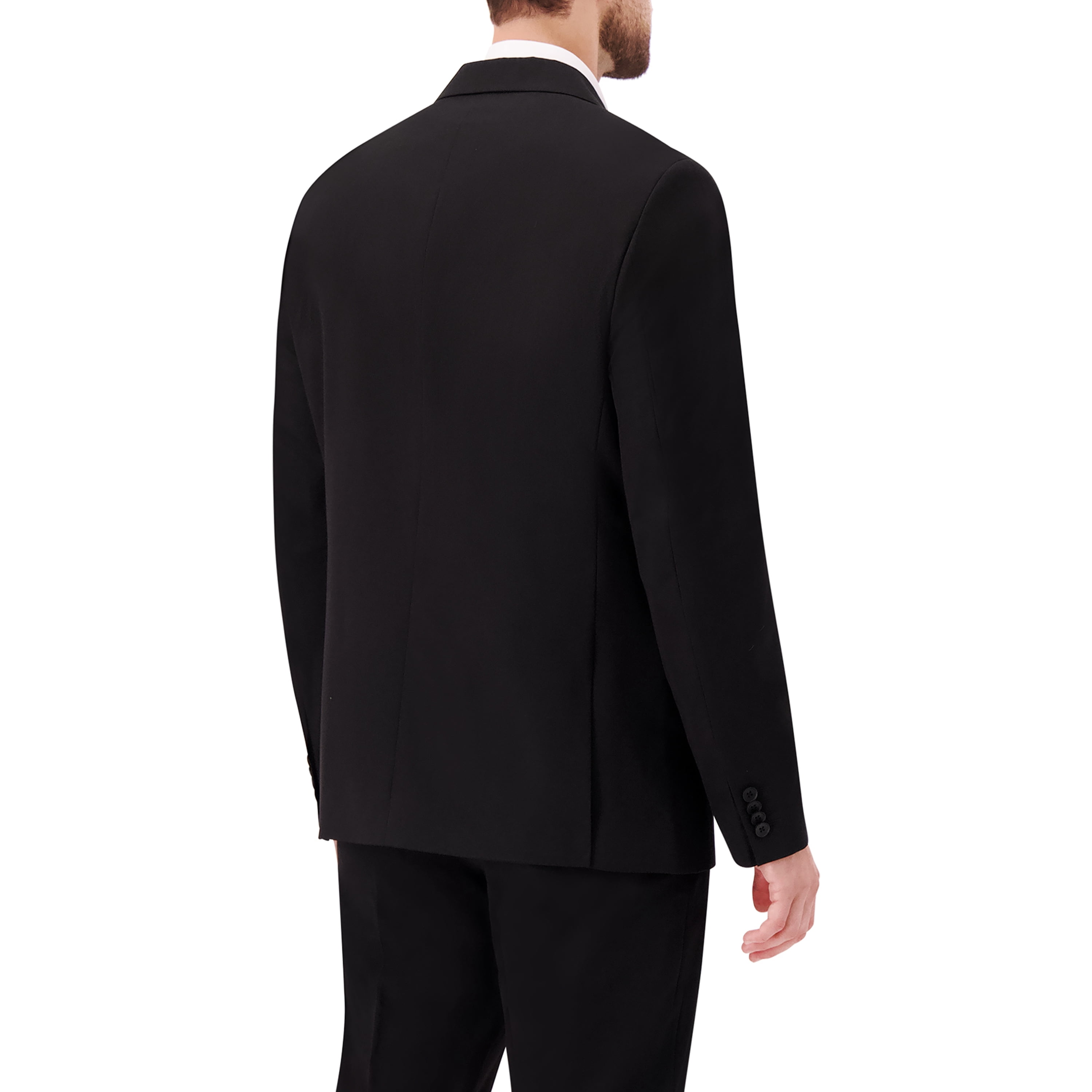 Report Collection Single Breast Full Lined Flat Pocket Woven Men's Jacket