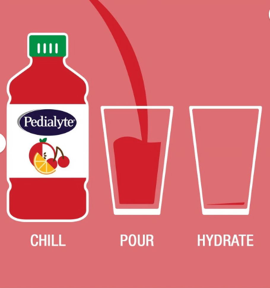 Pedialyte AdvancedCare Electrolyte Solution, 1 Liter, Hydration Drink, Cherry Punch (Pack of 2)