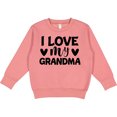 thumbnail image 2 of Inktastic I Love My Grandma Toddler Sweatshirt, 2 of 4