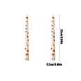 thumbnail image 3 of Long Taper Candles for Wedding & Dinner - 2-Pack Unscented Decorative Candlesticks in Assorted Colors, 3 of 6