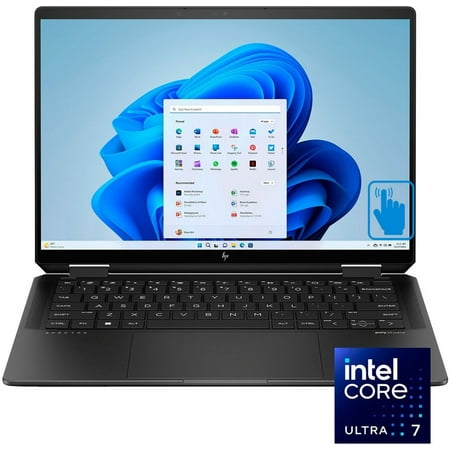 HP Newest Spectre x360 2-in-1 Laptop 14.0in 120 Hz 2.8K OLED Touch (Intel Evo Ultra 7-155H, Intel Arc, 32GB LPDDR5X 7466MHz RAM, 2TB PCIe SSD, Backlit KB, FP Reader, 2 Thunderbolt 4, Win 10 Pro)