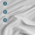 thumbnail image 2 of Bare Home Fitted Sheet - 22" Extra Deep Pocket - Premium 1800 Collection - Full XL, Cloud Gray, 2 of 7