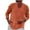 Orange, variant on Xunlbb Long Sleeve Shirts for Men, Man Long Sleeve Solid Color V-Neck Fashion Fallow T-Shirt Tops Blouse S-3XL Gifts for Men