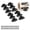 12pcs, variant on 12 Pack Quick Fitting Furniture Joint Bracket with Screws, Stainless Steel Furniture Connectors, 2-in-1 Locking Insert Shelf Brackets, for Beds, Tables, Shelves, Wardrobes