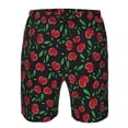 thumbnail image 3 of Balery Cherry Traje de Baño Estilo Hawaiano para Hombre, Shorts de Secado Rápido con Bolsillos-Medium, 3 of 6