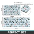 thumbnail image 7 of Light Blue Christmas House and Tree Pattern Kitchen Rugs Sets Of 2,Anti Fatigue Kitchen Mat Rugs Non Slip Washable,Decorative Kitchen Floor Mats for Kitchen,Sink,Laundry,17"x30"+17"x47", 7 of 7