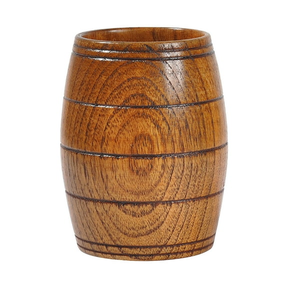 Raindrops Wooden Cup Beer Barrel Modeling Cup Multipurpose Cup Drinking Cup 175ml