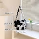 thumbnail image 5 of Bolso de mano de piel sintética para mujer, bolso de mensajero peludo informal, bolso versátil para otoño e invierno, 5 of 9