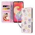 thumbnail image 1 of Compatible With Samsung Galaxy A04e Case Retro Gilded Flower Pu Leather Rfid Blocking Wallet Cover, 1 of 3