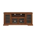 thumbnail image 2 of Manor Park Contemporary Tall TV Stand for TVs up to 78" - Brown, 2 of 4