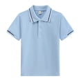 thumbnail image 5 of YOUYEDIAN Back to School Kids Polo Shirt Quick Dry Collared School Uniform Casual Athletic Short Sleeve Tee, 5 of 5