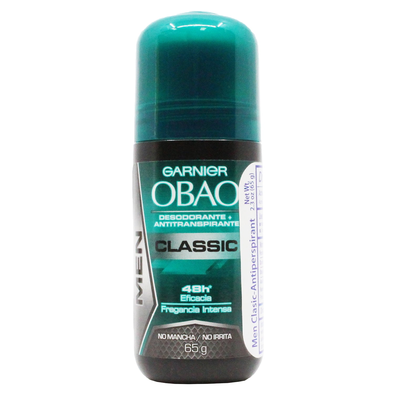 Garnier Obao RollOn Antiperspirant No Alcohol Deodorant, Classic for