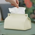 thumbnail image 5 of chaungfeng Leather Tissue Box, Desktop Paper Holder and Organizer for Living Room, Bedroom, Office, 5 of 6
