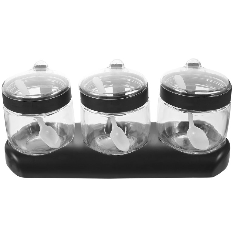 1set Clear Seasoning Storage Box