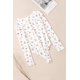 thumbnail image 2 of ABPHQTO Body de mujer blanco con manga larga y estampado floral recortado, 2 of 5