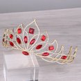 thumbnail image 4 of SPRING PARK Women Rhinestone Crystal Wedding Bride Royal Party Hair Headband Crown Tiara, 4 of 8