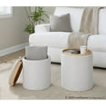 thumbnail image 4 of LumiSource Tray Nesting Ottoman Set, 4 of 10