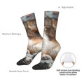 thumbnail image 4 of Vsdgher Serene Kitten Kingdom Crew Socks for Men & Women, Breathable Casual Athletic Ankle Socks, 4 of 6