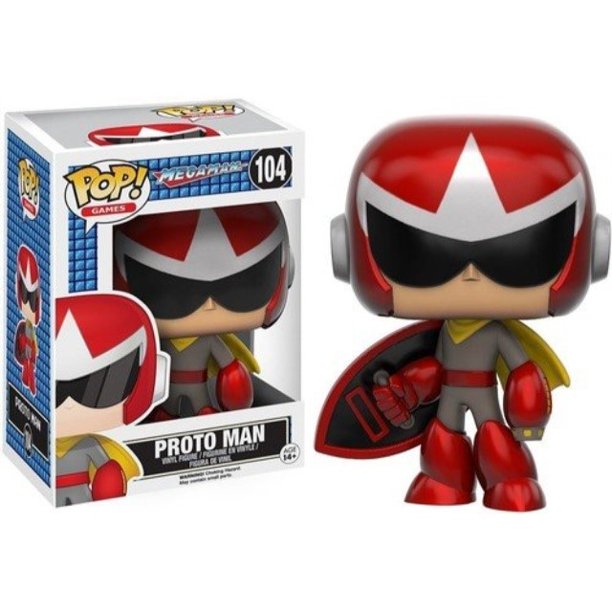 Funko Pop Games Mega Man Proto Man Action Figure Walmart Com Walmart Com