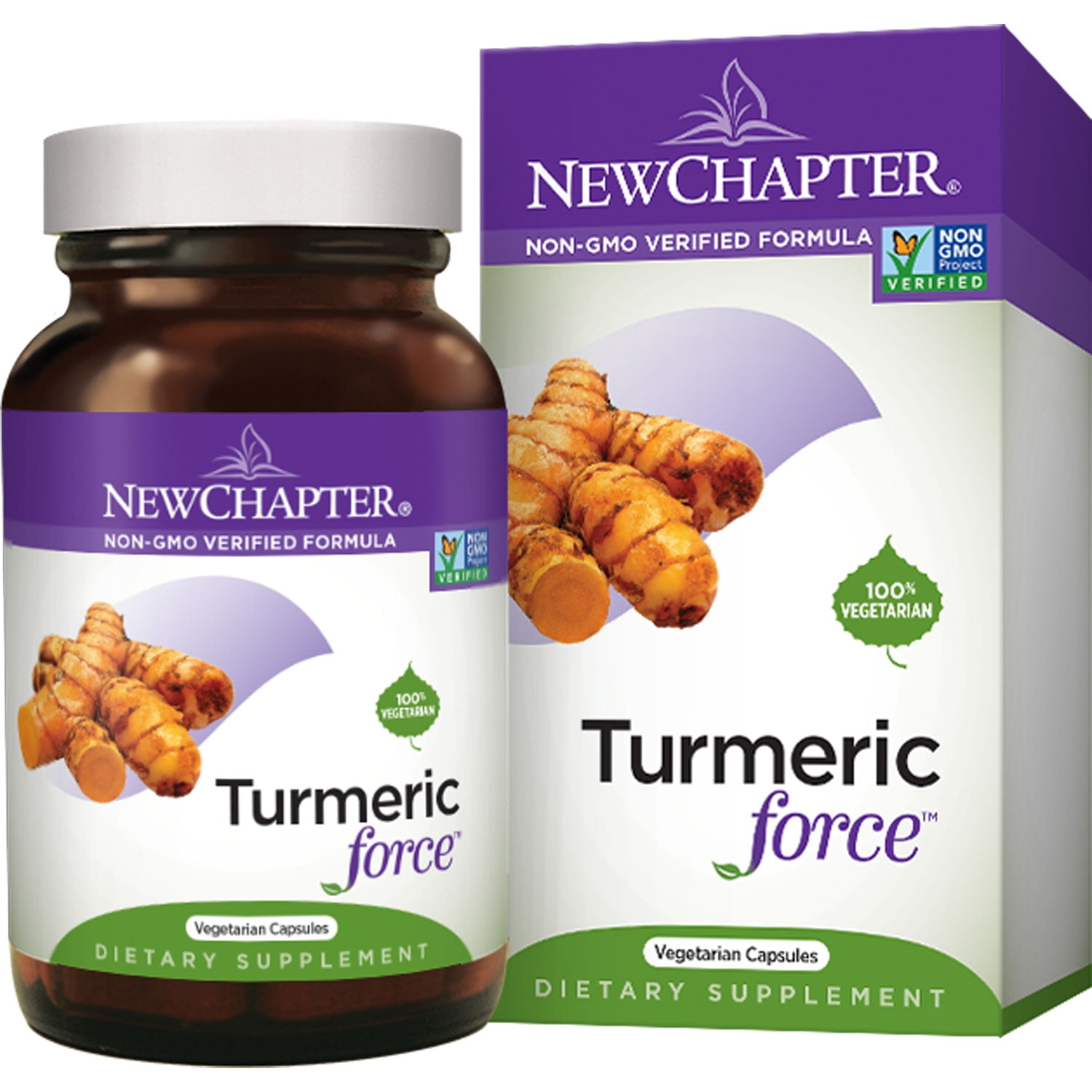 New Chapter Turmeric Force Vegetarian Capsules, 400mg, 30 Ct