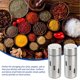 thumbnail image 3 of 2pcs Stainless Steel Pepper Shaker Salt Pot Spice Jar Seasoning Container for Barbecue Kitchen, 3 of 3